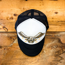 Load image into Gallery viewer, BIGGIE TX - Texas Vulture Design on Big Trucker Hat (5857469726876)