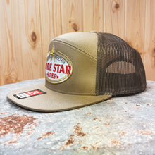 Load image into Gallery viewer, Richardson Flat Bill Snapback with Lone Star Beer Patch (6709219197084)
