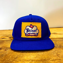 Load image into Gallery viewer, Big Flatbill Snapback Hat with Shiner Bock Patch - Hats - BIGGIE TX (6677064253596)