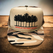 Load image into Gallery viewer, Big "Grown In The Piney Woods" Trucker Hat (no patch) - Hats - BIGGIETX (6087769850012)