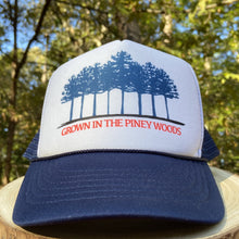 Load image into Gallery viewer, Big "Grown In The Piney Woods" Trucker Hat (no patch) - Hats - BIGGIE TX (6087769850012)