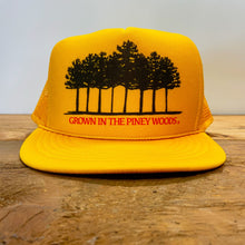 Load image into Gallery viewer, Big "Grown In The Piney Woods" Trucker Hat (no patch) - Hats - BIGGIE TX (6087769850012)