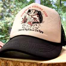 Load image into Gallery viewer, BIGGIE TX - Fishing Club Design on Big Trucker Hat - Hats - BIGGIE TX (5809576247452)
