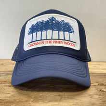 Load image into Gallery viewer, BIGGIE TX - "Grown In The Piney Woods" Patch on Big Trucker Hat - Hats - BIGGIE TX (5998977351836)