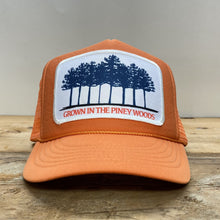 Load image into Gallery viewer, BIGGIE TX - "Grown In The Piney Woods" Patch on Big Trucker Hat - Hats - BIGGIE TX (5998977351836)