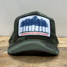 Load image into Gallery viewer, BIGGIE TX - "Grown In The Piney Woods" Patch on Big Trucker Hat - Hats - BIGGIE TX (5998977351836)