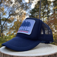 Load image into Gallery viewer, BIGGIE TX - "Grown In The Piney Woods" Patch on Lil'BIGGIE Size Trucker Hat - Hats - BIGGIE TX (5880296997020)