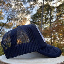 Load image into Gallery viewer, BIGGIE TX - "Grown In The Piney Woods" Patch on Lil'BIGGIE Size Trucker Hat - Hats - BIGGIE TX (5880296997020)