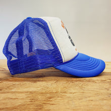 Load image into Gallery viewer, BIGGIE TX - “Raised in Texas" Truck Original Design on Big Trucker Hat - Hats - BIGGIE TX (5996007587996)