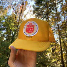 Load image into Gallery viewer, BIGGIE TX - Rose City (Tyler, TX) Original Design on Big Trucker Hat with Custom Patch - Hats - BIGGIE TX (5779237568668)