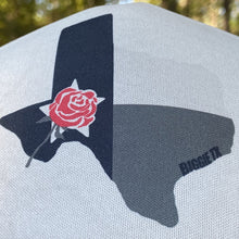 Load image into Gallery viewer, BIGGIE TX - Texas State Design with Red Rose on Big Trucker Hat - Light Camo - Hats - BIGGIE TX (5857844265116)
