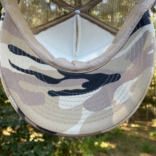 Load image into Gallery viewer, BIGGIE TX - Texas State Design with Red Rose on Big Trucker Hat - Light Camo - Hats - BIGGIE TX (5857844265116)