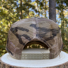 Load image into Gallery viewer, BIGGIE TX - Texas State Design with Red Rose on Big Trucker Hat - Light Camo - Hats - BIGGIE TX (5857844265116)