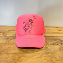 Load image into Gallery viewer, Cowgirl and Catfish Dance on Lil’BGGIE Size Trucker Hat - Hats - BIGGIE TX (5988278763676)
