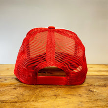 Load image into Gallery viewer, Cowgirl and Catfish Dance on Lil’BGGIE Size Trucker Hat - Hats - BIGGIE TX (5988278763676)