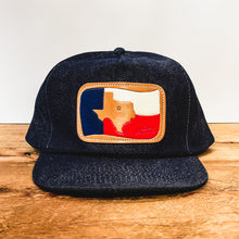 Load image into Gallery viewer, Leather Texas Flag Patch on Rope Hat - Hats - BIGGIETX (7308454690972)