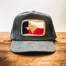 Load image into Gallery viewer, Leather Texas Flag Patch on Rope Hat - Hats - BIGGIETX (7308454690972)