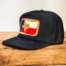 Load image into Gallery viewer, Leather Texas Flag Patch on Rope Hat - Hats - BIGGIETX (7308454690972)