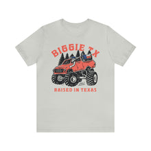 Load image into Gallery viewer, Raised in Texas Short Sleeve Tee - Longhorn Texas Lifted Truck - T-Shirt - BiggieTexas