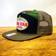 Load image into Gallery viewer, Richardson Flat Bill Snapback with Lone Star Beer Patch - Hats - BIGGIE TX (6709219197084)