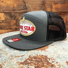 Load image into Gallery viewer, Richardson Flat Bill Snapback with Lone Star Beer Patch - Hats - BIGGIETX (6709219197084)