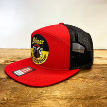 Load image into Gallery viewer, Richardson Flat Bill Snapback with Shiner Bock Patch - Hats - BIGGIETX (6728543928476)