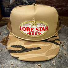 Load image into Gallery viewer, Rope Hat with Lone Star Beer Patch - Hats - BiggieTexas
