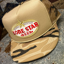 Load image into Gallery viewer, Rope Hat with Lone Star Beer Patch - Hats - BiggieTexas