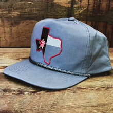 Load image into Gallery viewer, Texas Flag Patch Golf Hat With Braided Rope Trim - Hats - BIGGIETX Hats (5590843228316)