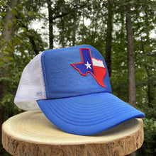 Load image into Gallery viewer, Texas Flag Patch on XL Trucker Hat for Big Heads - Various Colors - Hats - BIGGIE TX (5591254204572)