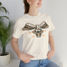 Load image into Gallery viewer, Texas Vulture Short Sleeve Tee Shirt - Buzzard Skull - T-Shirt - BiggieTexas
