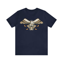 Load image into Gallery viewer, Texas Vulture Short Sleeve Tee Shirt - Buzzard Skull - T-Shirt - BiggieTexas