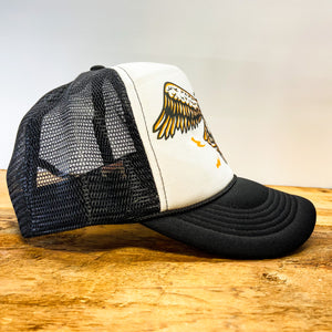 BIGGIE TX - Texas Vulture Design on Big Trucker Hat (5857469726876)