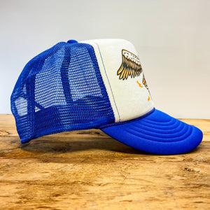 BIGGIE TX - Texas Vulture Design on Big Trucker Hat (5857469726876)