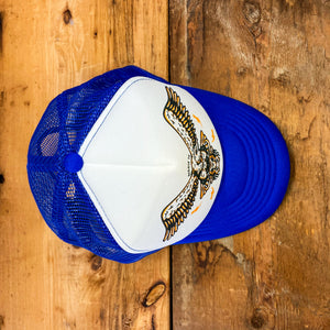 BIGGIE TX - Texas Vulture Design on Big Trucker Hat (5857469726876)