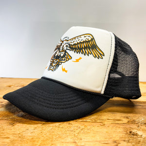 BIGGIE TX - Texas Vulture Design on Big Trucker Hat (5857469726876)
