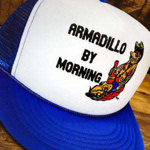 Armadillo By Morning Trucker Hat - Hats - BIGGIETX Hats (7319120117916)