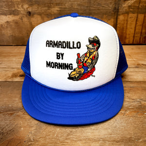 Armadillo By Morning Trucker Hat - Hats - BIGGIETX (7319120117916)