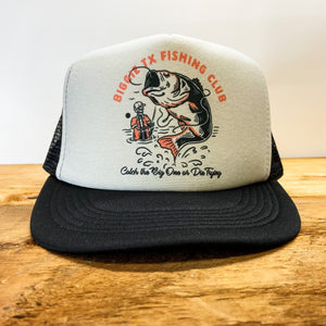 Big BIGGIE TX Fishing Club Trucker Hat - Hats - BIGGIE TX (5809576247452)