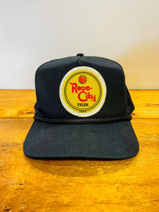 Big Classic Rose City (Tyler) Patch on Golf Hat with Braided Rope Trim - Hats - BIGGIE TX (5596164915356)