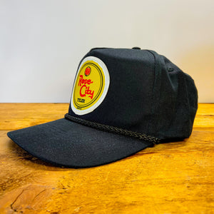 Big Classic Rose City (Tyler) Patch on Golf Hat with Braided Rope Trim - Hats - BIGGIE TX (5596164915356)