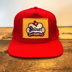Big Flatbill Snapback Hat with Shiner Bock Patch - Hats - BIGGIE TX (6677064253596)