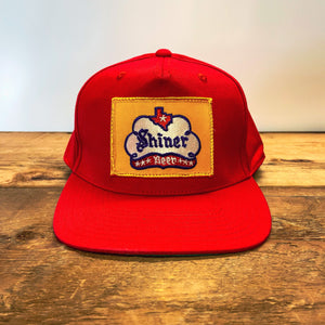 Big Flatbill Snapback Hat with Shiner Bock Patch - Hats - BIGGIE TX (6677064253596)