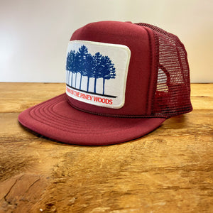 Big "Grown In The Piney Woods" Patch Trucker Hat - Hats - BIGGIE TX (5998977351836)