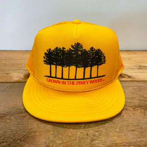 Big "Grown In The Piney Woods" Trucker Hat (no patch) - Hats - BIGGIE TX (6087769850012)