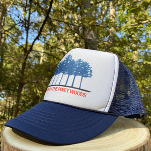Big "Grown In The Piney Woods" Trucker Hat (no patch) - Hats - BIGGIE TX (6087769850012)