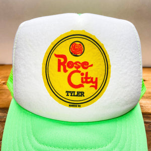 Big Rose City / Tyler, TX Trucker Hat (no patch) - Hats - BIGGIE TX (5754855587996)