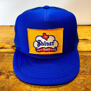 Big Shiner Bock Trucker Hat with Patch - Hats - BIGGIE TX (6715601387676)