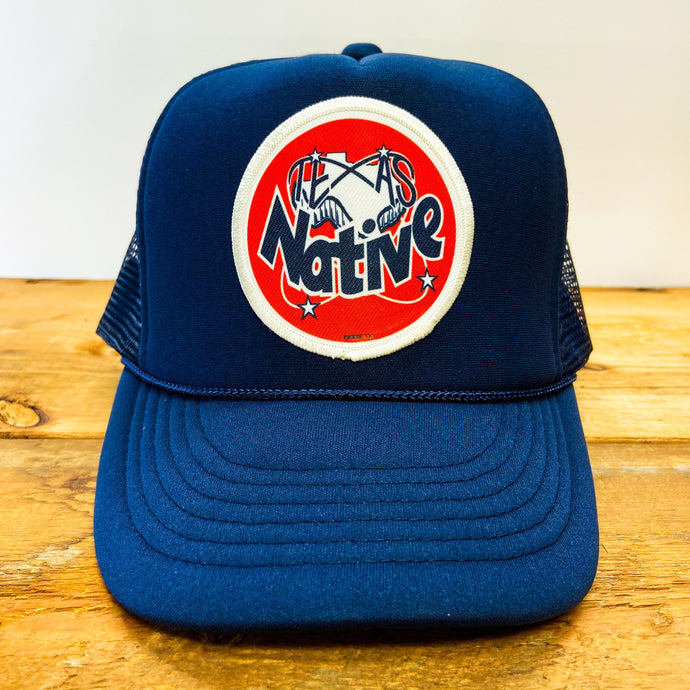 Big Texas Native Patch Trucker Hat - Hats - BIGGIE TX (6071067869340)