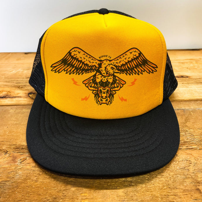 Big Texas Vulture Design Trucker Hat - Hats - BIGGIE TX (5857469726876)